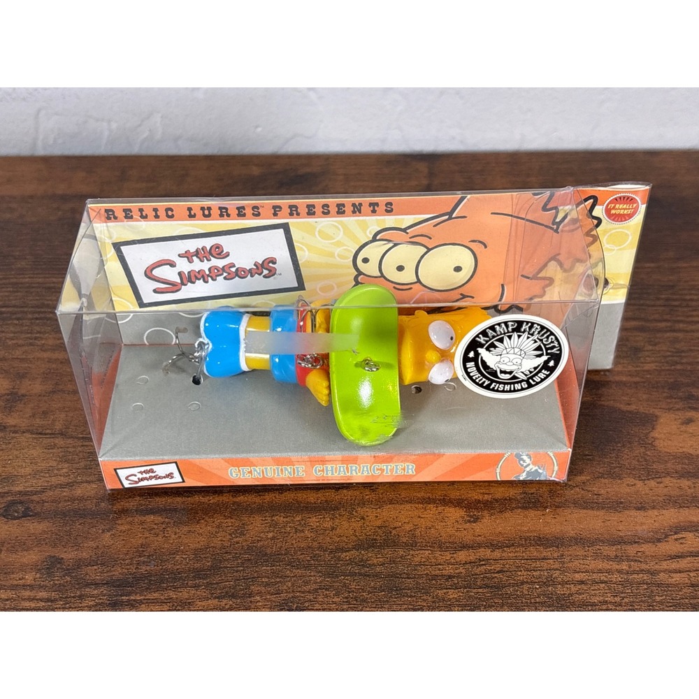 Relic Lures | Other | The Simpsons Relic Lures Bart Skater Kamp Krusty ...